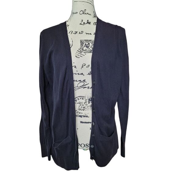 Black Old Navy button up cardigan - Picture 1 of 4